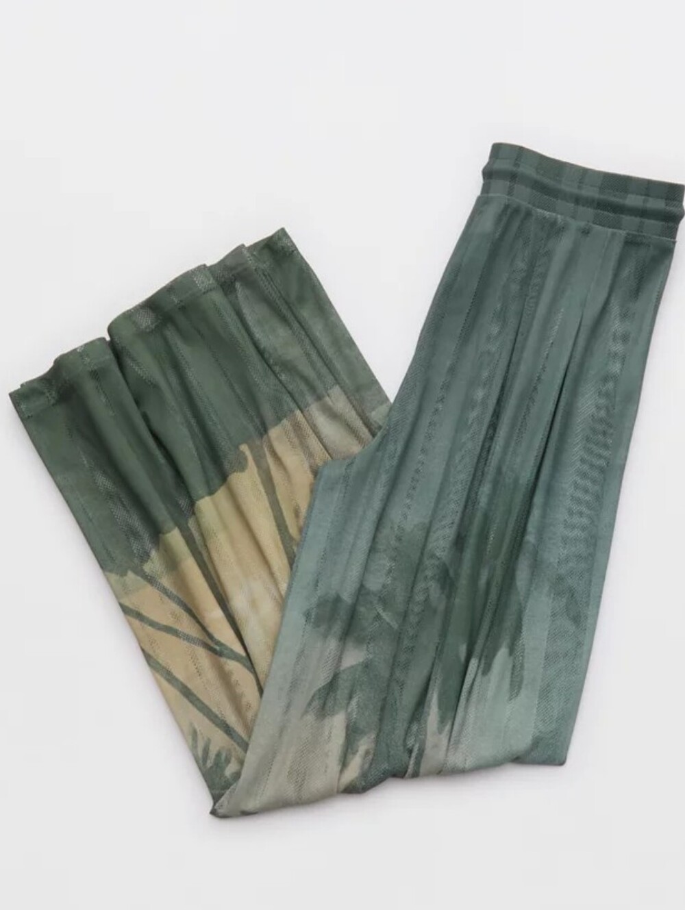 OFFLINE By Aerie Mesh Super Wide Leg Pant - ROYAL PALM - Picture 5 of 7